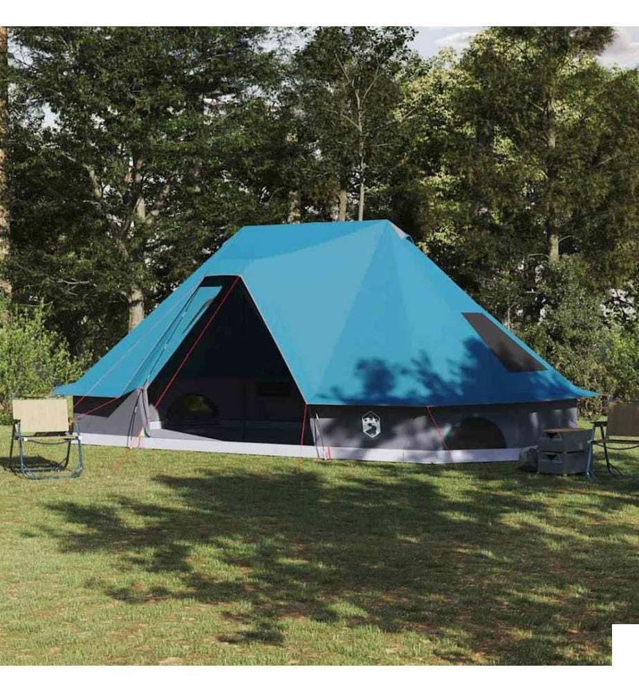Tente Tipi avec toit Bleu 680 x 430 x 270 cm taffetas