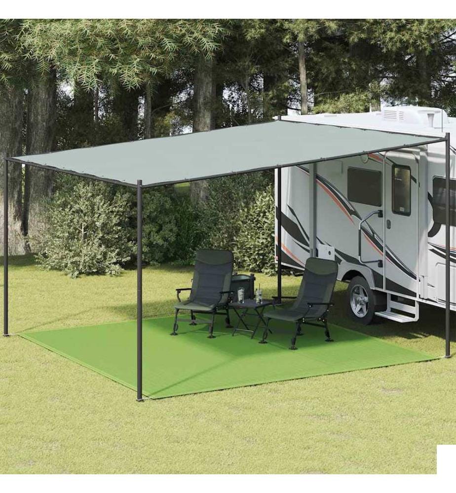 Tapis de tente vert clair 400x400 cm PEHD