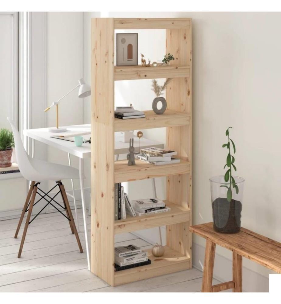 Bibliothèque/Séparateur de pièce 60x30x167,5 cm Bois de pin
