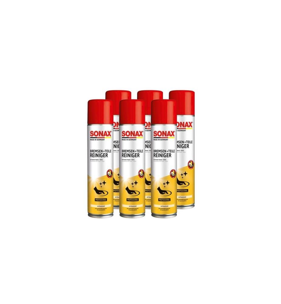 SONAX - Nettoyant pour freins PROFESSIONAL 6 boîtes 2400 ml