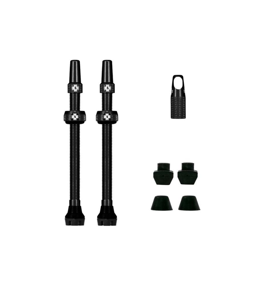 MUC-OFF - Kit de valve tubeless V2 80 mm, noir