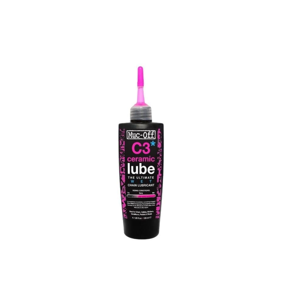 MUC-OFF - Huile de chaîne C3 Wet Ceramic Lube 120 ml