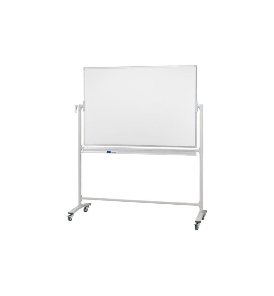FRANKEN - Tableau blanc mobile 120 cm x 180 cm, Blanc