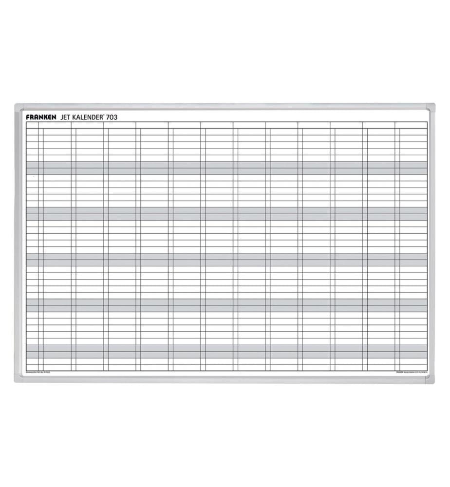 FRANKEN - Calendrier Calendrier annuel en allemand 60 cm x 90 cm, Blanc