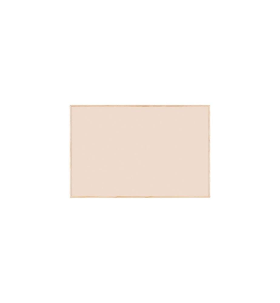 BI-OFFICE - Tableau blanc magnétique EARTH 58.5 cm x 38.5 cm, Beige