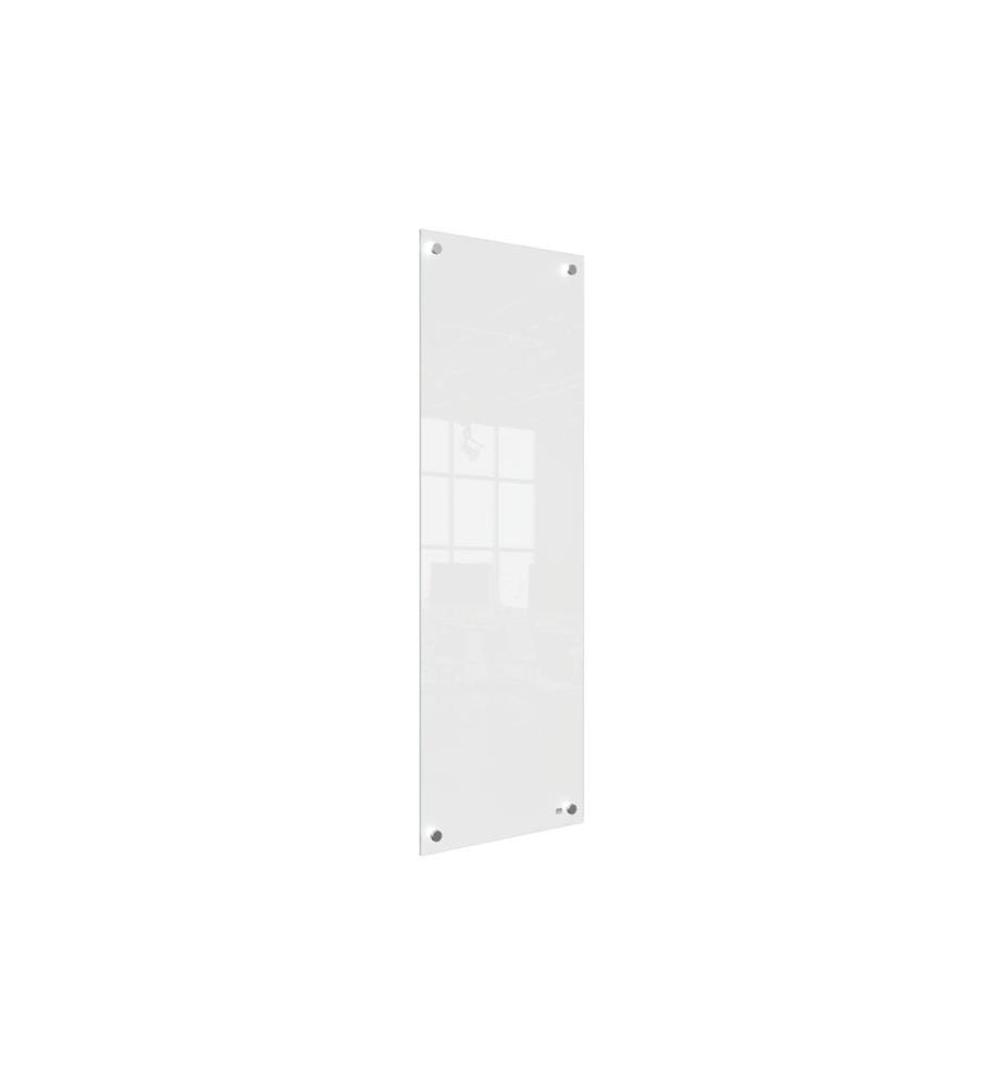 NOBO - Tableau en verre 90 cm x 30 cm, Blanc