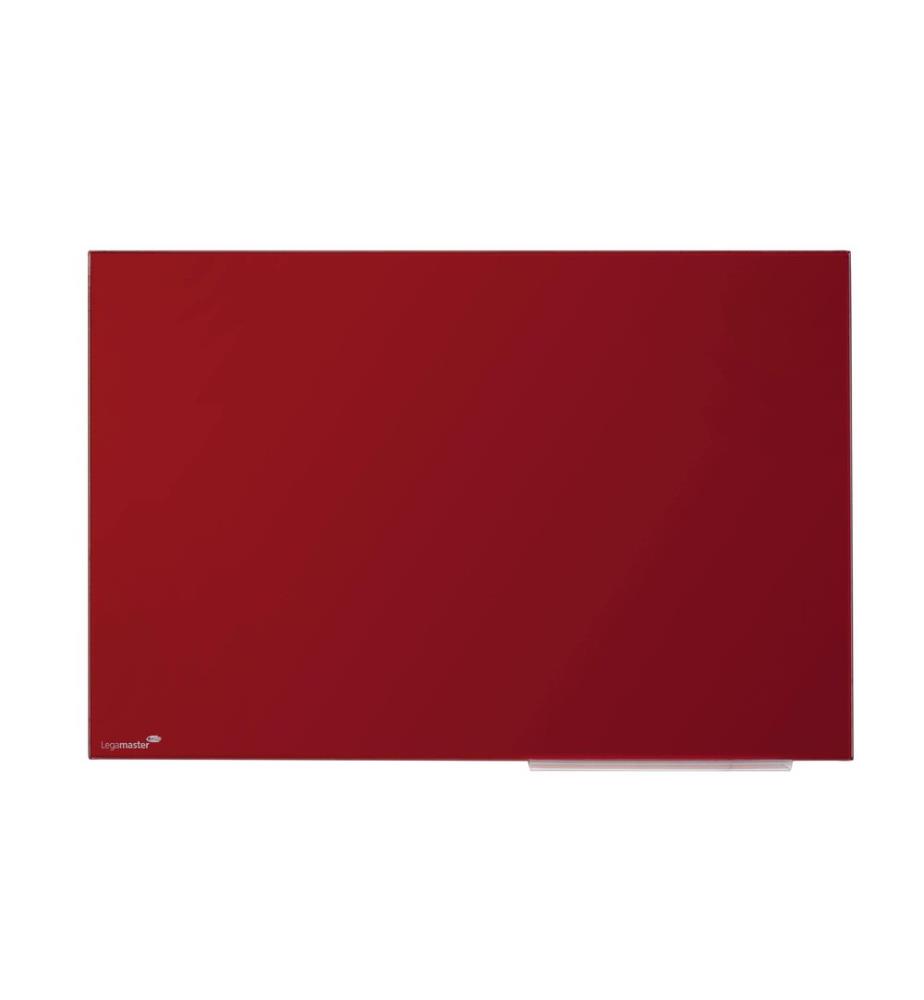 Legamaster - Tableau en verre magnétique Colour 100 cm x 150 cm, Rouge