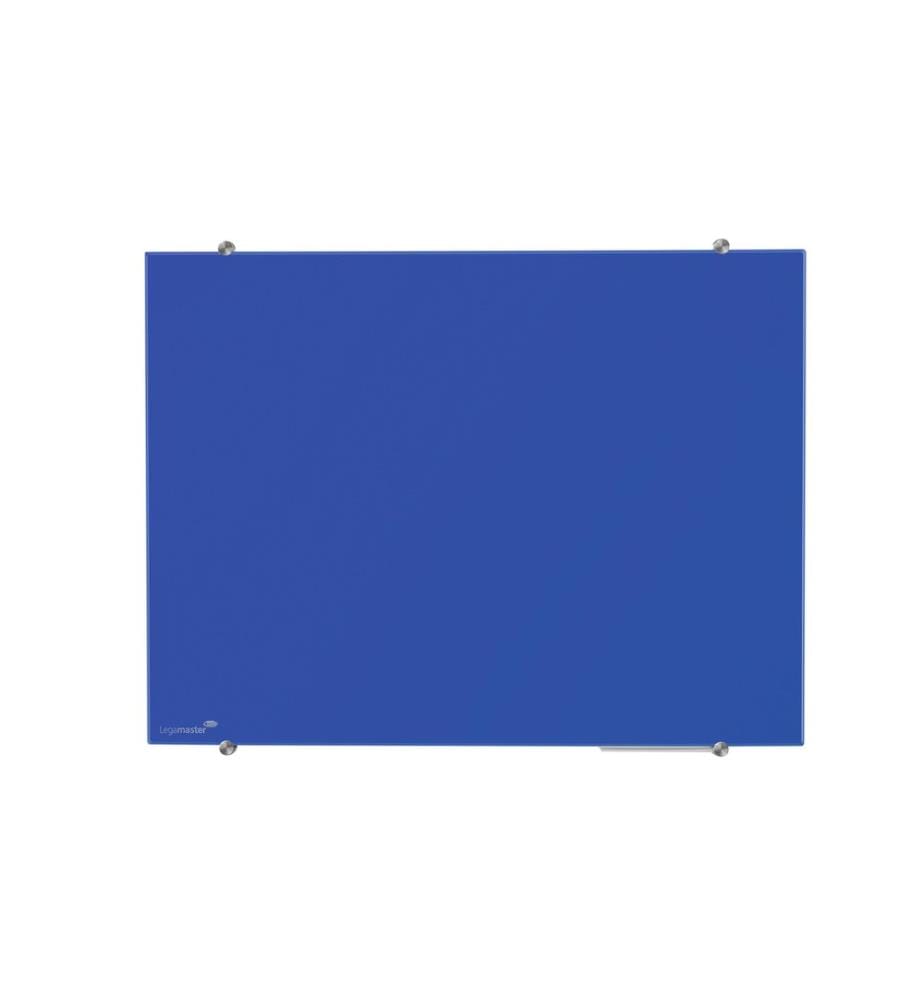 Legamaster - Tableau en verre magnétique Colour 90 cm x 120 cm, Bleu