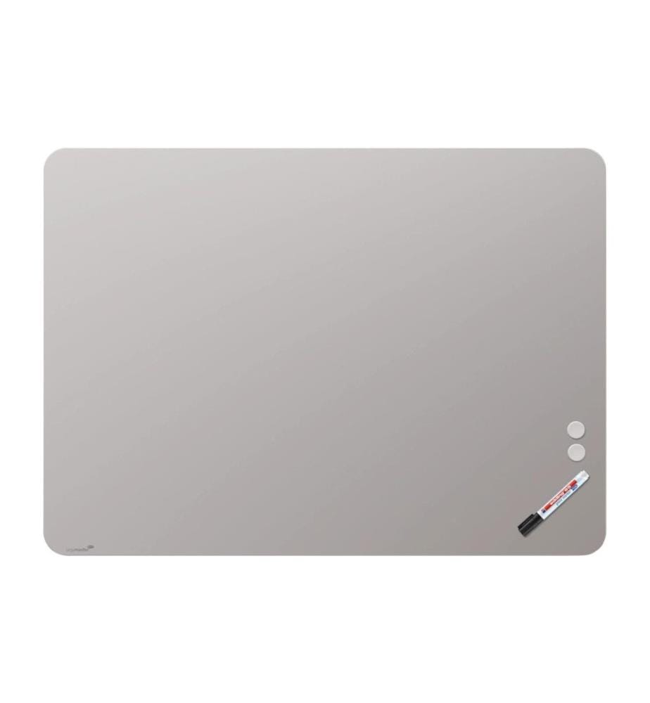 Legamaster - Tableau en verre RC 90 x 120 cm, Warm Grey matt