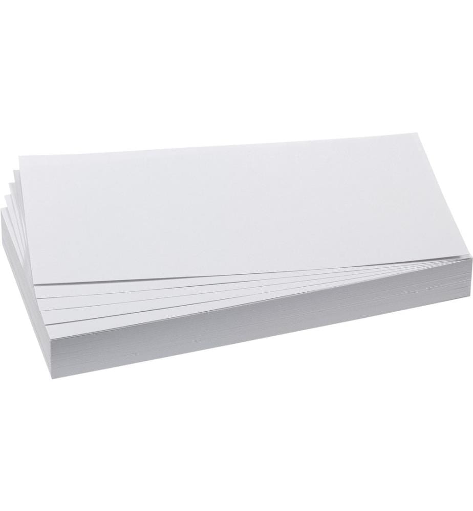 FRANKEN - Cartes de présentation 20.5 x 9.5 cm, blanc, 500 pièces
