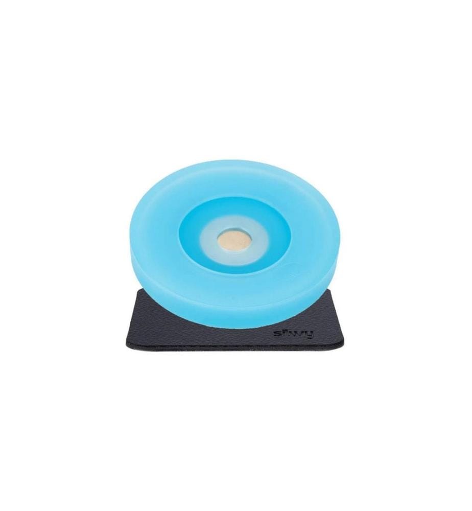 Silwy - Préservatif magnétique pour verres à pied Bleu clair