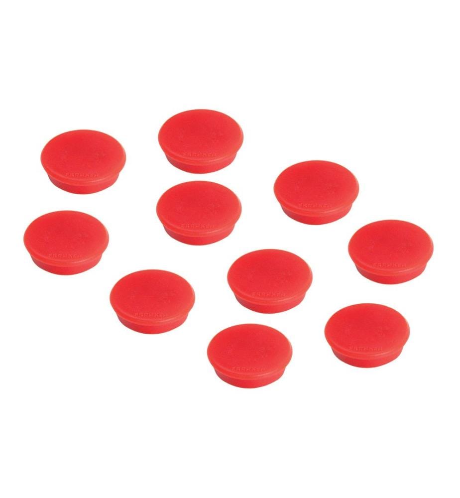FRANKEN - Aimant Ø 24 mm, 10 Pièce/s, Rouge