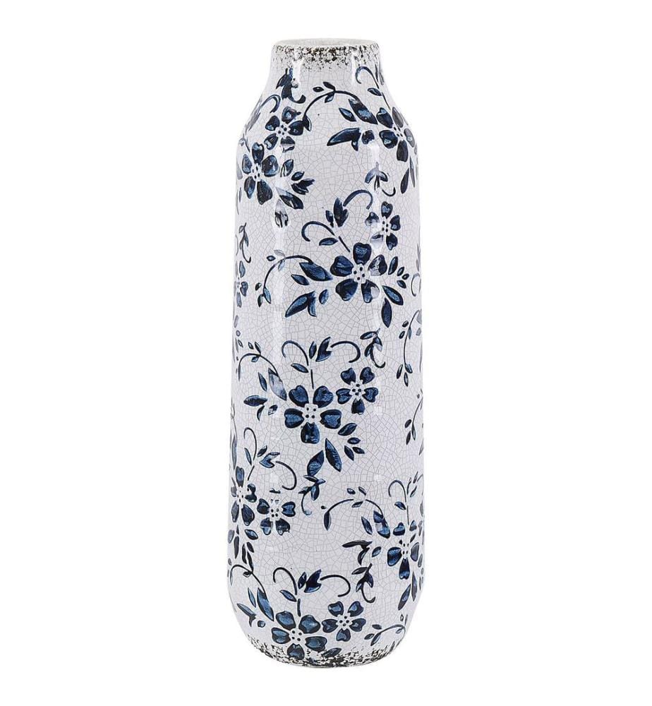 Vase à fleurs MULAI Grès 30 cm Blanc