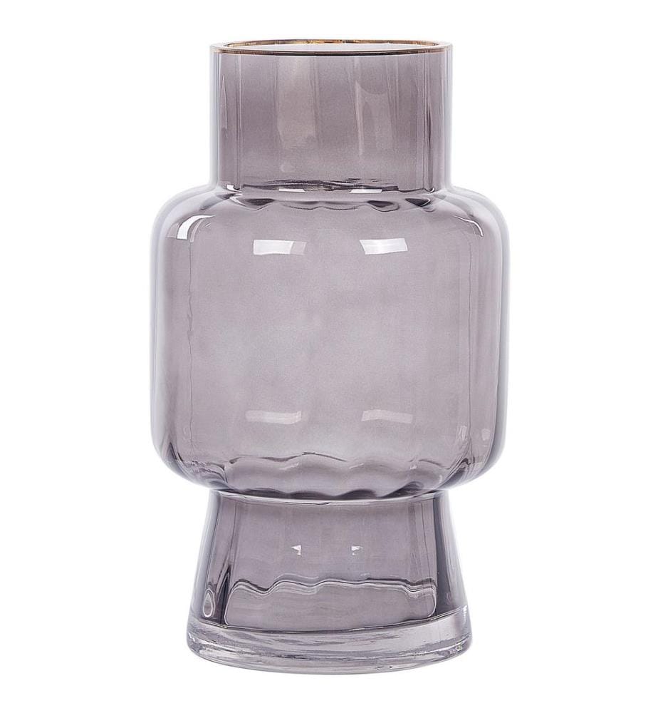 Vase à fleurs MEGALO Verre 26 cm Gris