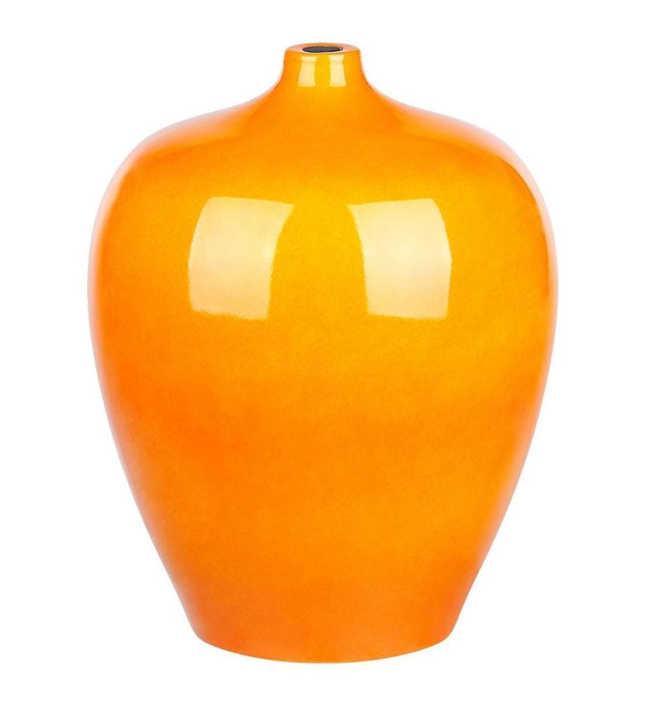 Vase à fleurs TERRASA Céramique 37 cm Orange