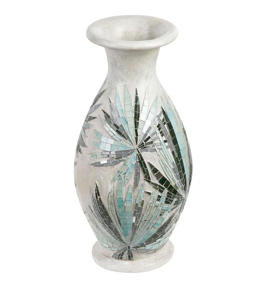 Vase décoratif RAWAS Céramique 53 cm Blanc