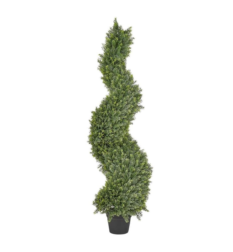 Plante artificielle CYPRESS SPIRAL TREE 126 cm Vert