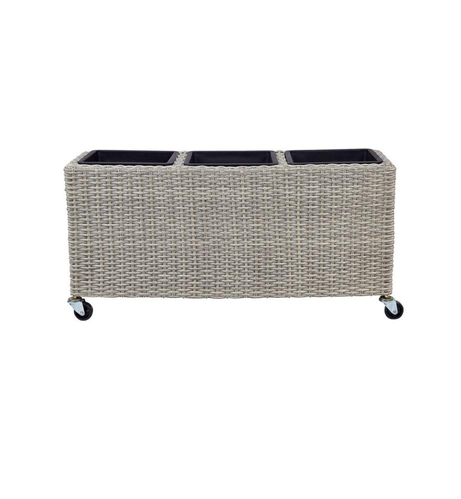 Cache-pot BELLIS 82 cm Marron clair Polyrotin