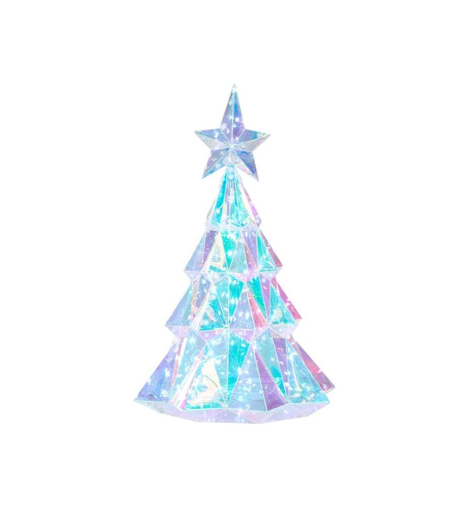 Décoration LED UNUKA Arbre de Noël 40 cm Multicolore