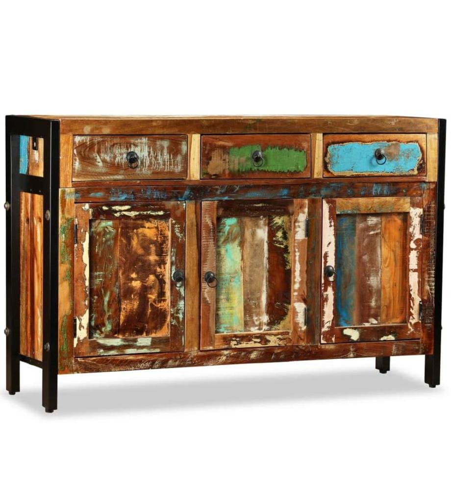 Buffet Bois de récupération massif 120x35x76 cm