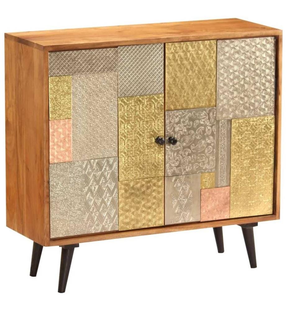 Buffet 80x30x75 cm Bois d'acacia massif