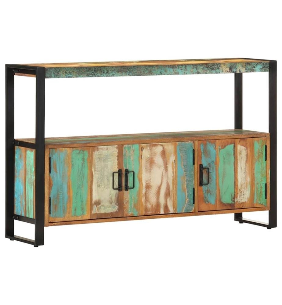 Buffet 120x30x75 cm Bois de récupération solide