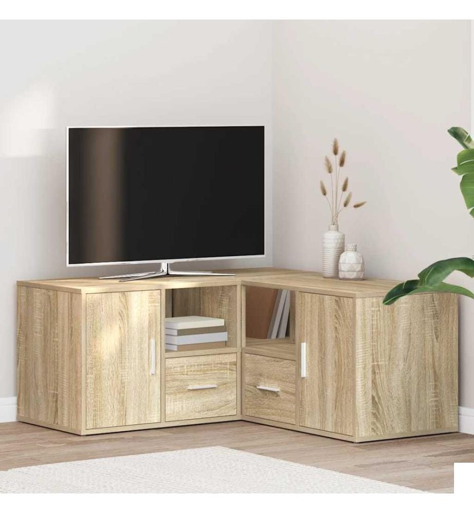 Armoire d'angle chêne sonoma 160x40x45 cm bois dingénierie