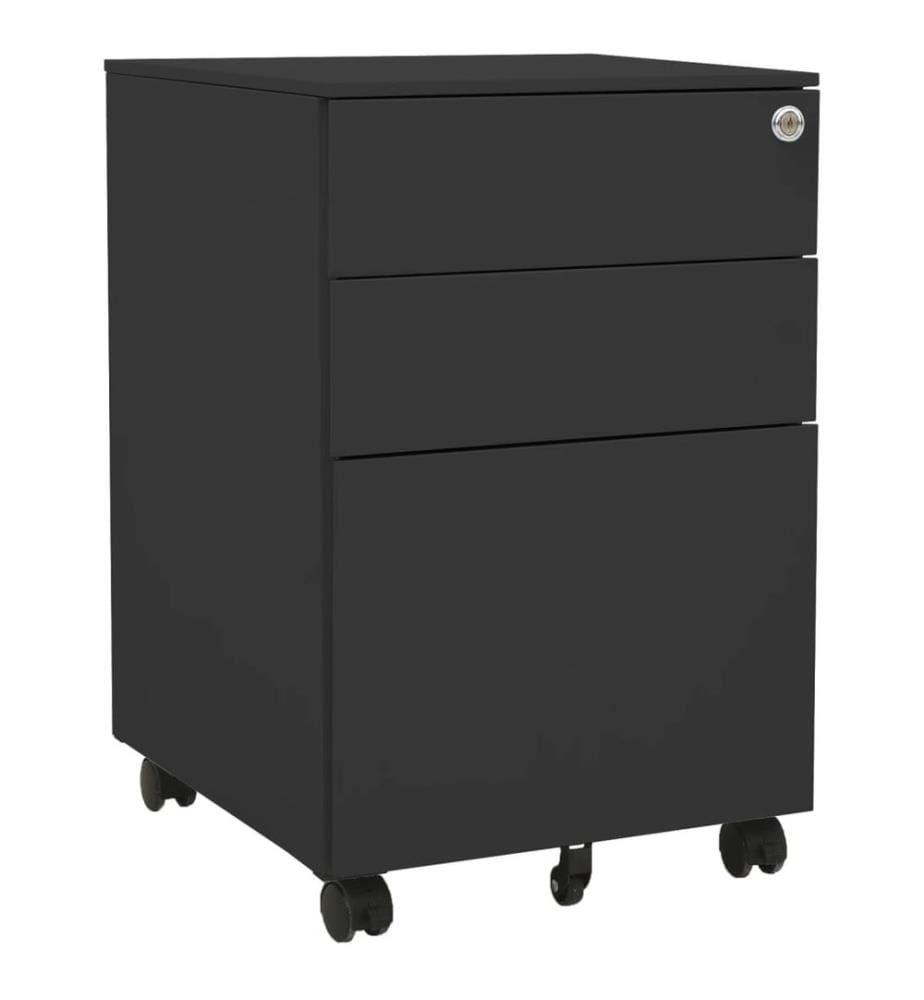 Classeur mobile Anthracite 39x45x60 cm Acier