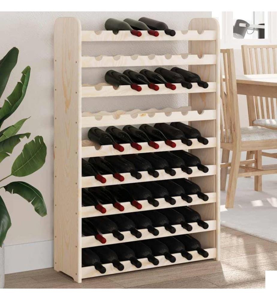 Casier à vin 72,5x25x111,5 cm Bois de pin massif