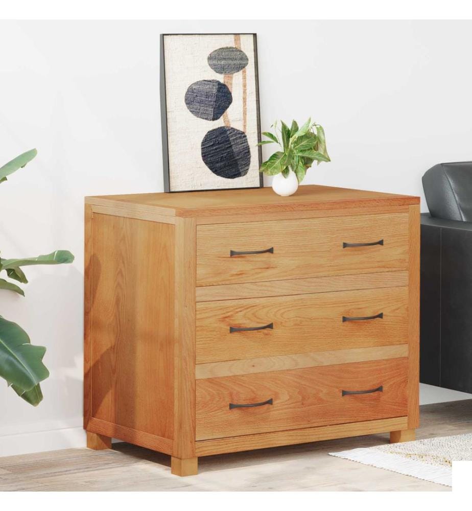 Armoire avec tiroir avec stockage Marron Bois d'ingénierie