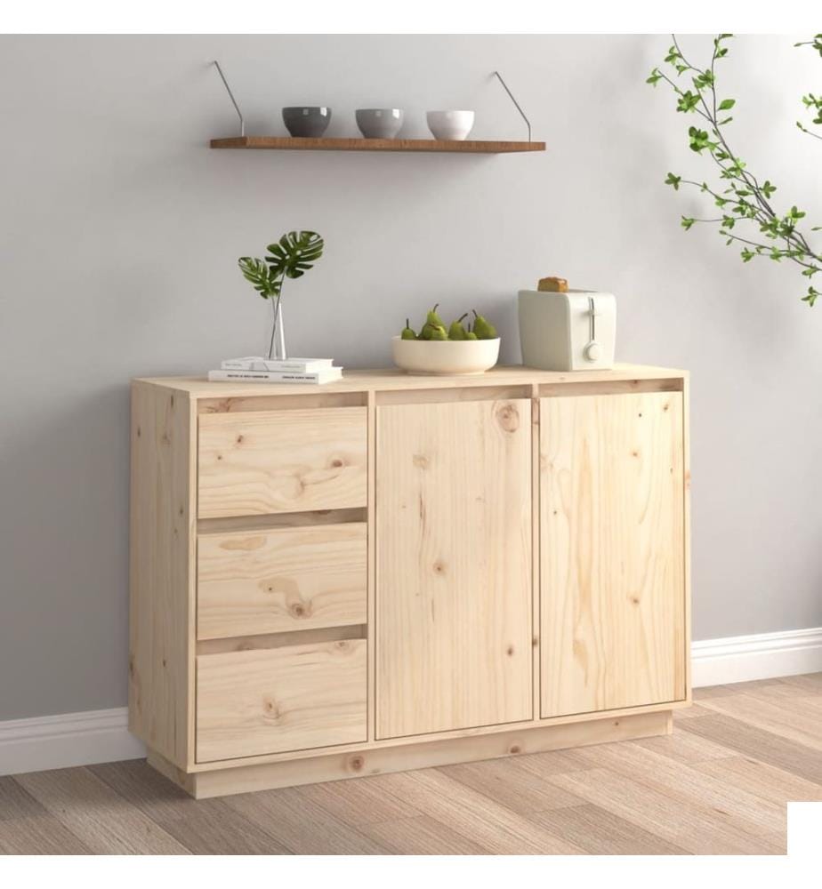Buffet 111x34x75 cm Bois massif de pin