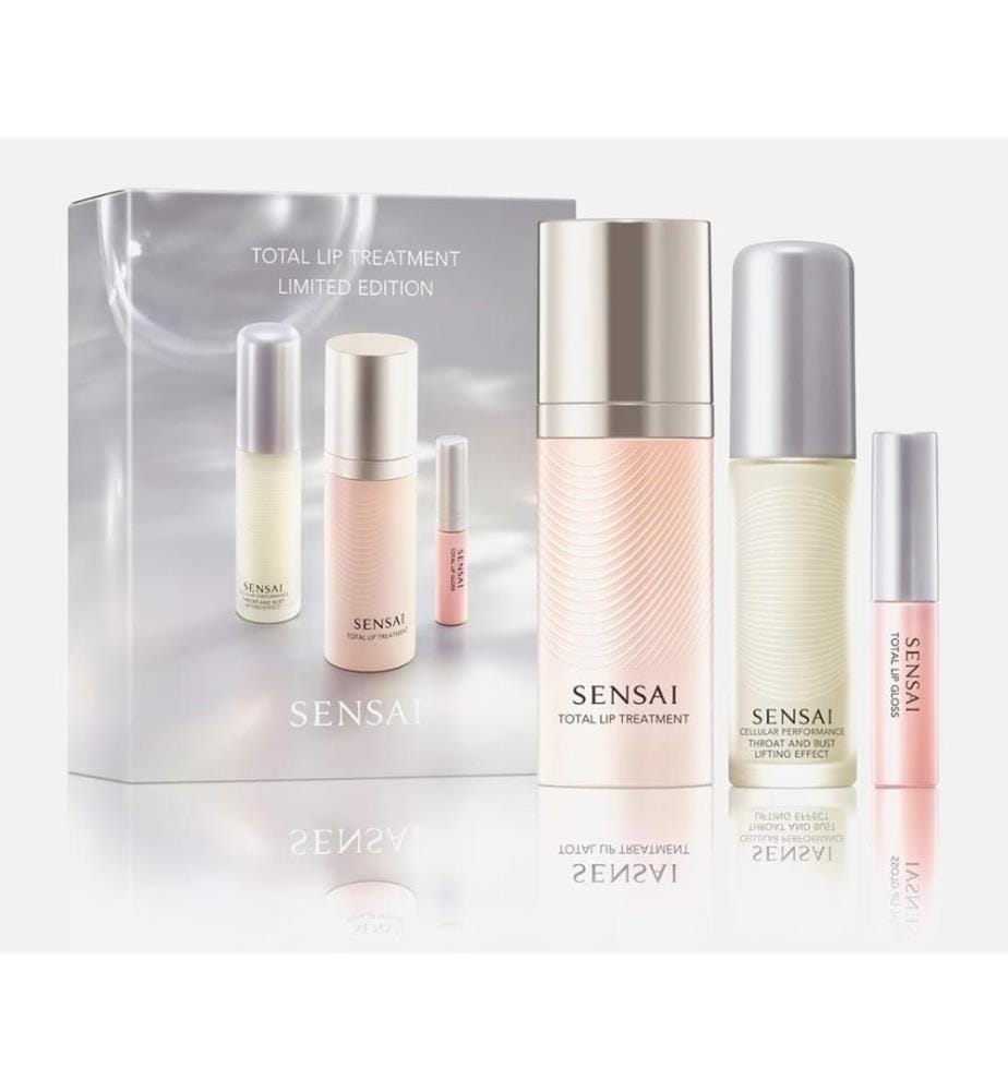 Coffret Total Lip Treatment : Soin Lèvres, Throat & Bust & Total Lip Gloss - 15 ml + 19 ml + 2,4 ml