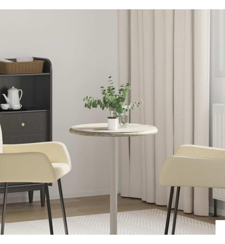 Dessus de table Gris Ø50x2,5 cm Marbre