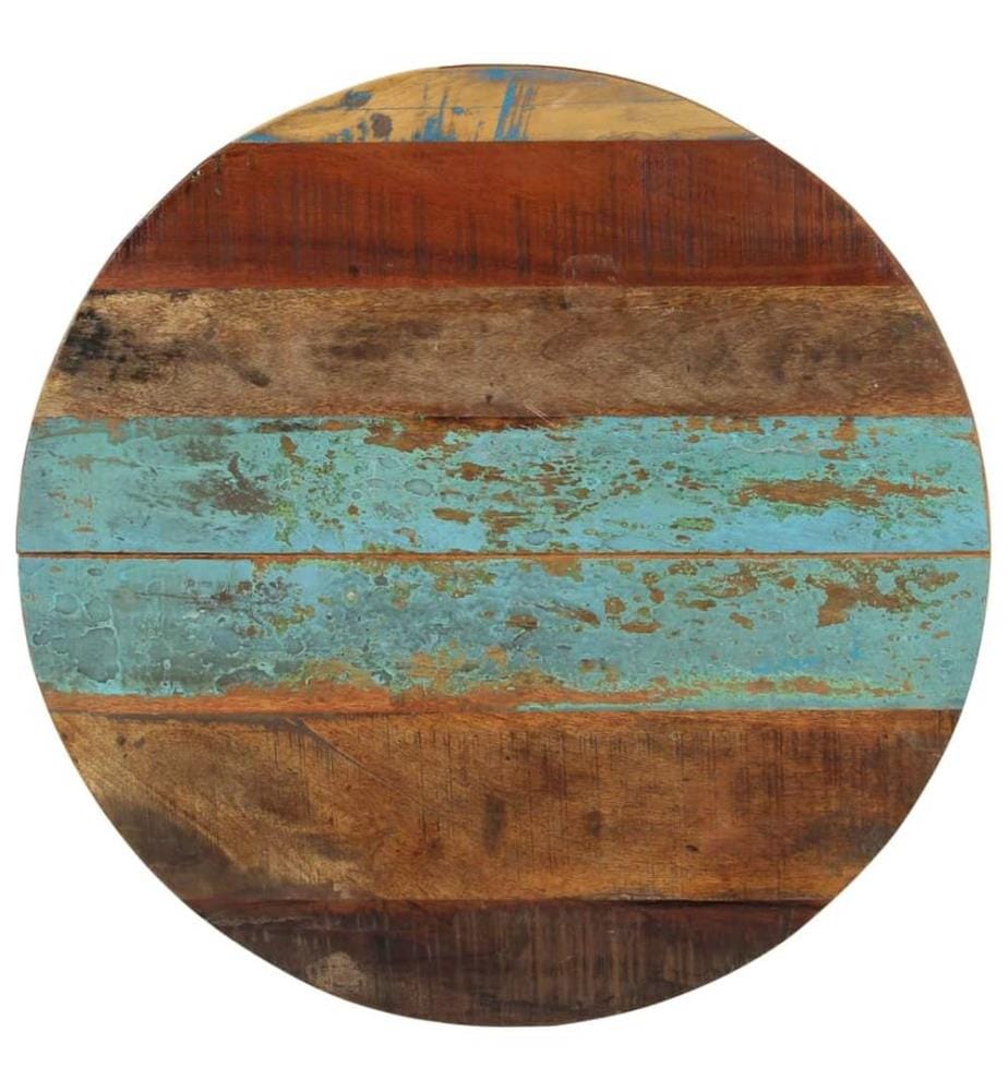 Dessus de table rond 60 cm 15-16 mm Bois de récupération
