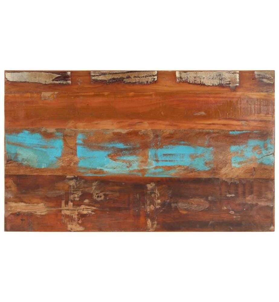 Dessus de table rectangulaire 60x100 cm 15-16 mm Bois récupéré