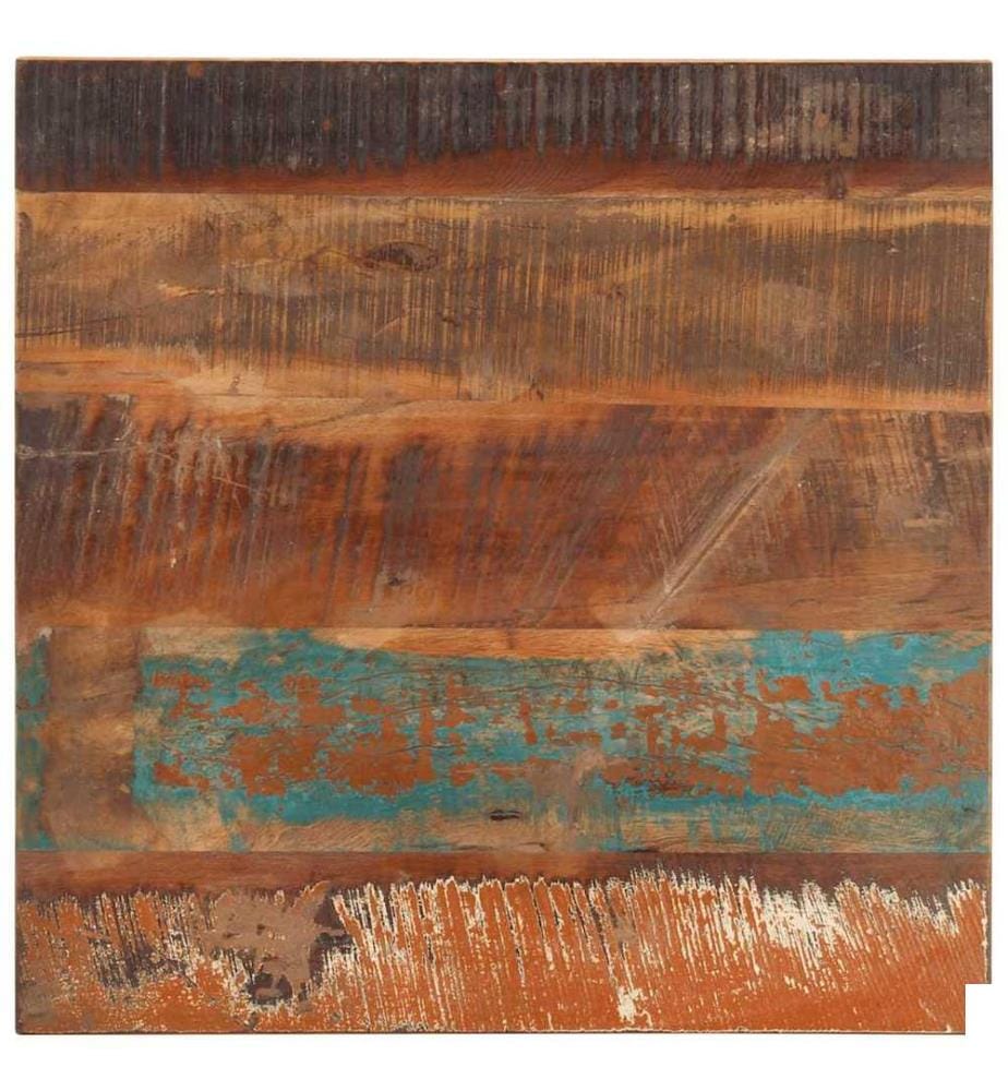 Dessus de table carré 60x60 cm 25-27 mm Bois de récupération