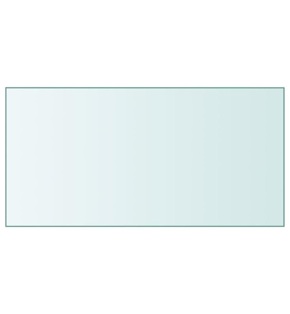 Dessus de table Transparent 50x100 cm Verre trempé
