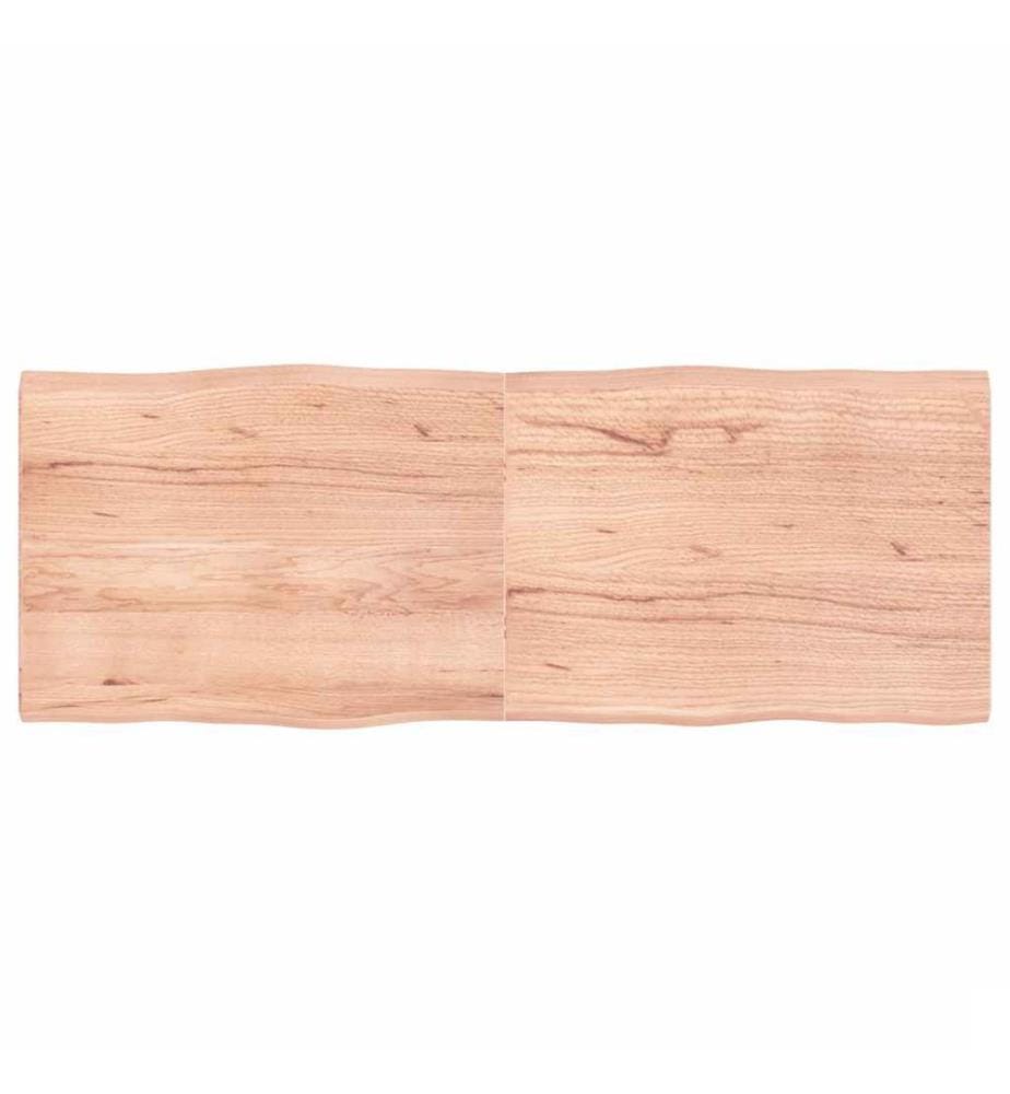 Dessus de table bois massif traité bordure assortie