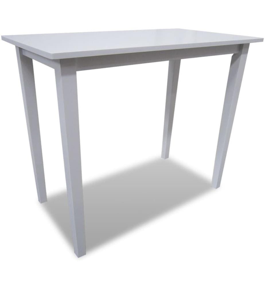 Table de bar en bois Blanc