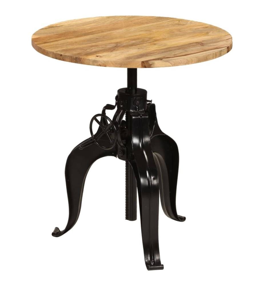 Table de bar Bois de manguier massif 75x(76-110) cm