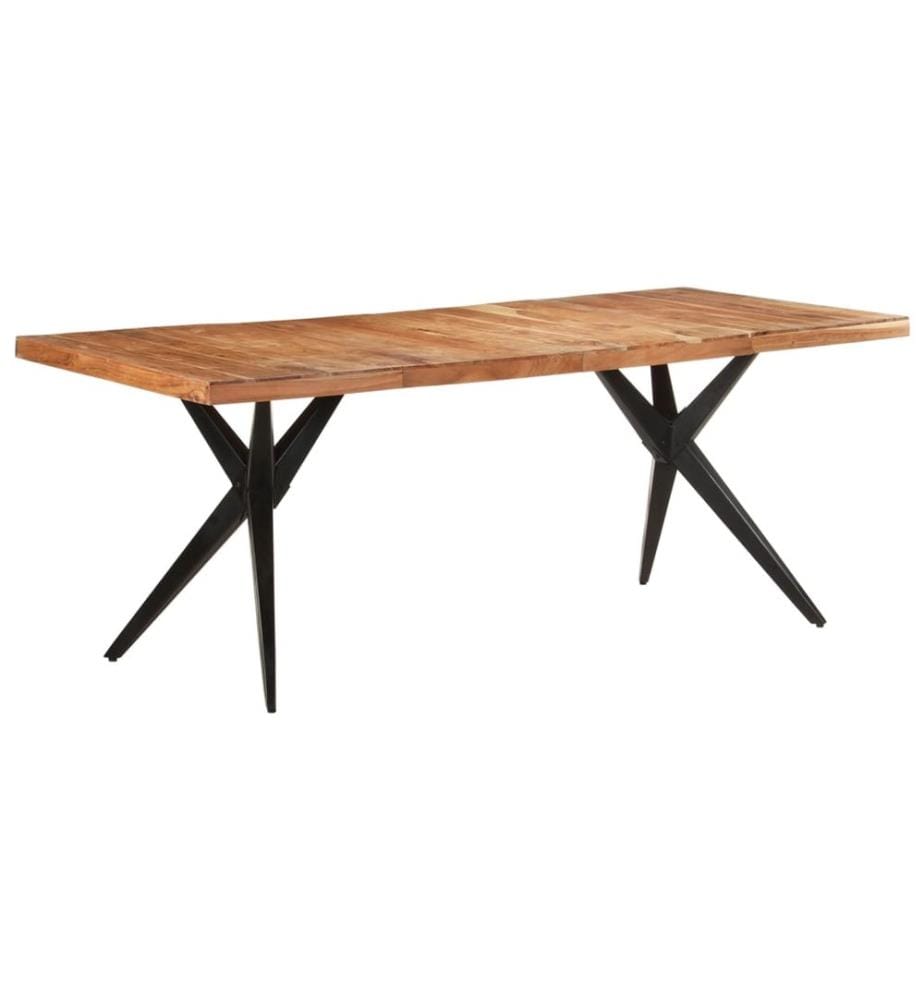 Table de salle à manger 200x90x76 cm Bois d'acacia massif