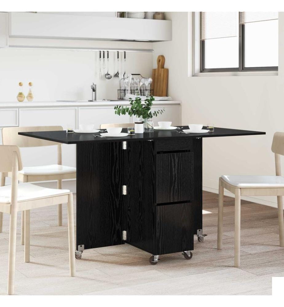 Table à dîner 2 pcs 140 x 80 x 77 cm Bois d'ingénierie