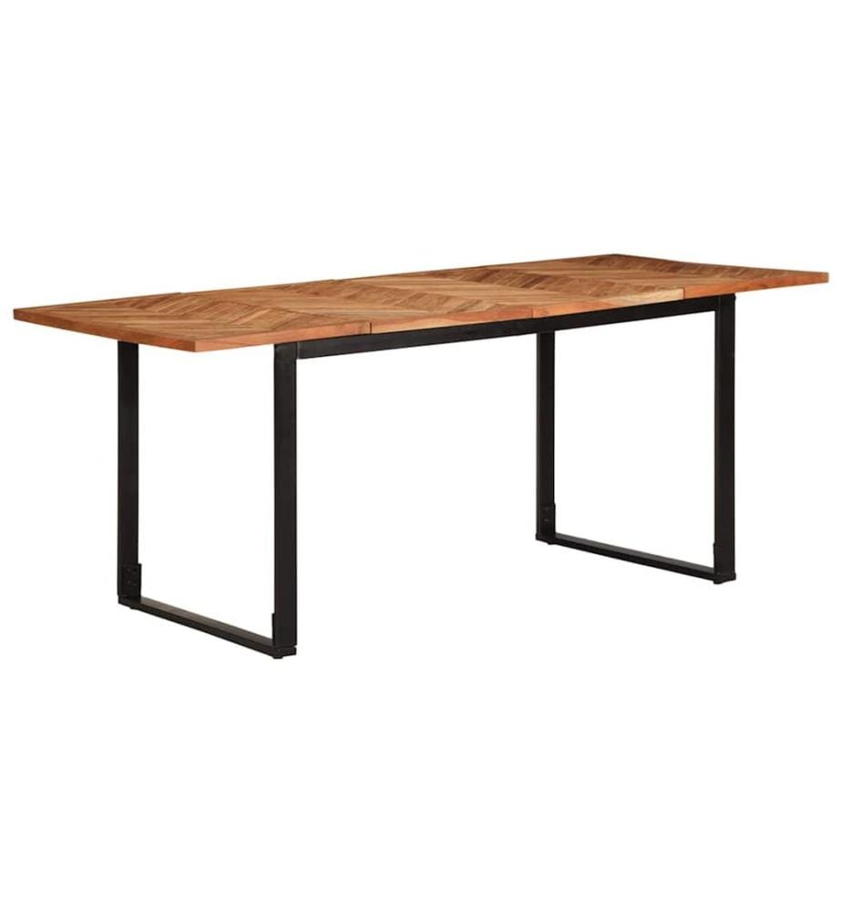 Table à manger 180x90x75 cm bois massif d'acacia