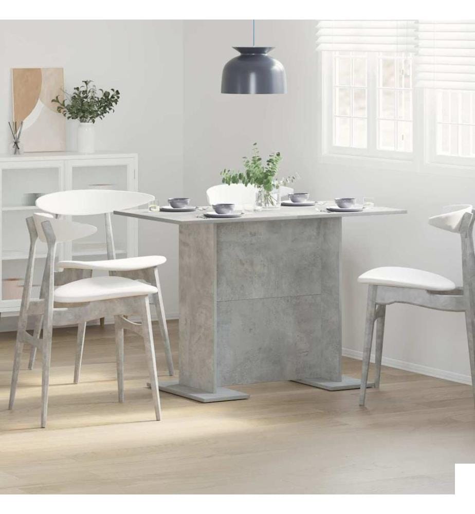 Table de salle à manger / Table de repas Gris béton