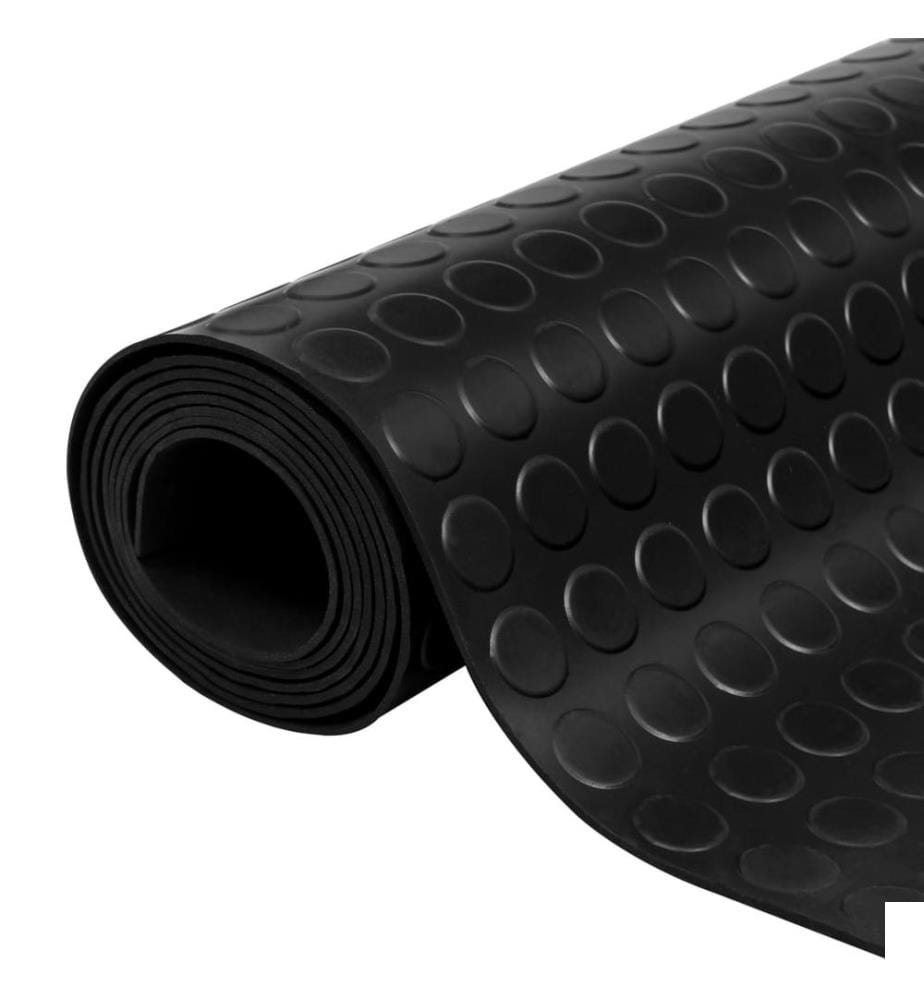 Tapis en caoutchouc antidérapant avec points 5 x 1 m