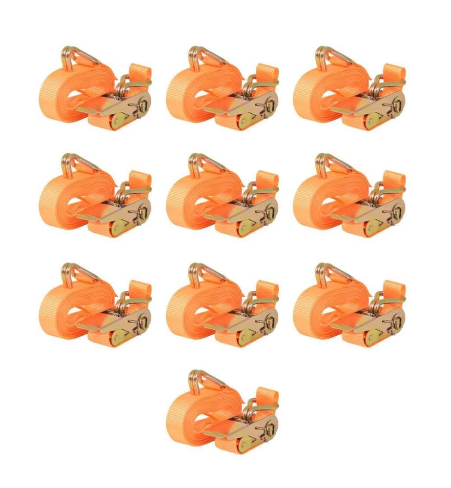 Sangle darrimage 10 pcs 0,4 tonne 6 m x 25 mm Orange