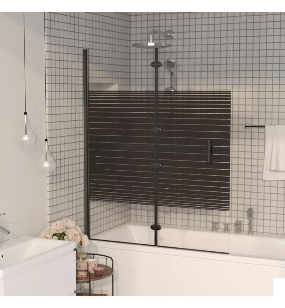 Cabine de douche pliable ESG 120x140 cm Noir