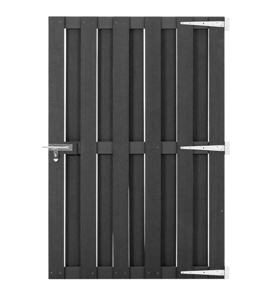 Portillon WPC 100x150 cm Gris