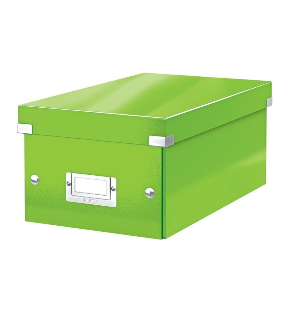 LEITZ - Boîte de rangement Click & Store WOW DVD Vert