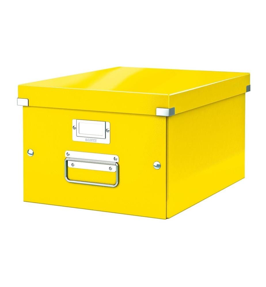 LEITZ - Boîte de rangement Click & Store A4 Jaune